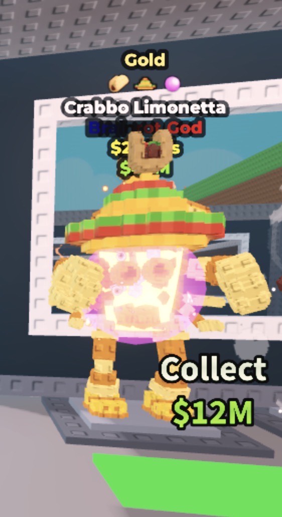 Crabbo Limonetta – Gold Brainrot God